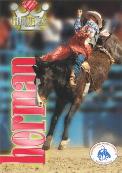 1996 High Gear Rodeo Crown Jewels #16 Wayne Herman Front